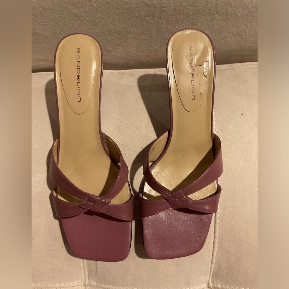 “NWOT” Leather Sandals by Bandolino